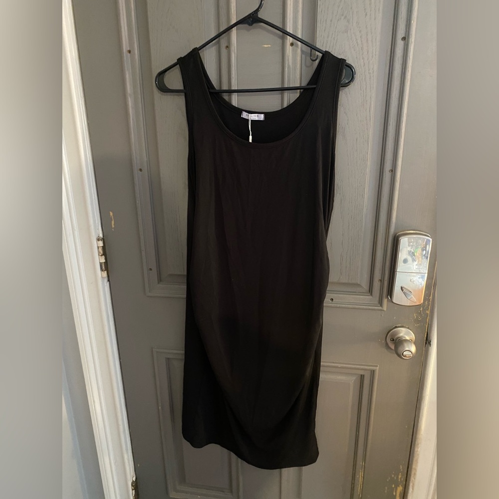 Maternity Black Sleeveless Dress